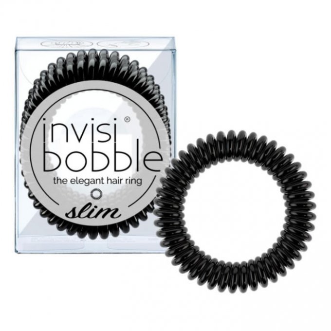 invisibobble hair tie - Slim - True Black