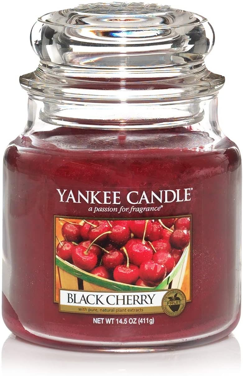Yankee Candle Medium Jar Candle Black Cherry - DNA
