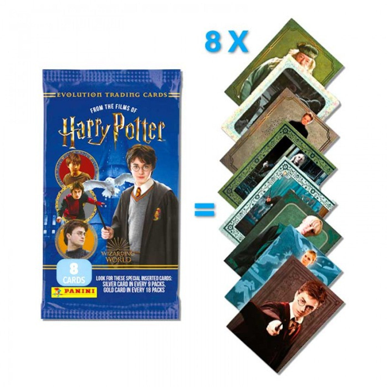Panini - Harry Potter Trading Crads (Pack of 8)