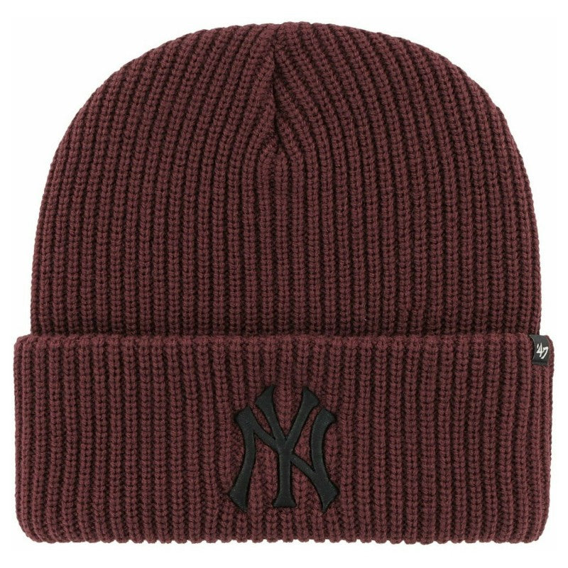 47Brand: NY Yankees Upper Cut 47 Cuff Knit - Dark Maroon