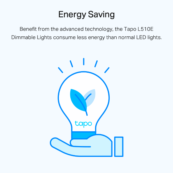 Tapo Smart Wi-Fi Light Bulb Dimmable