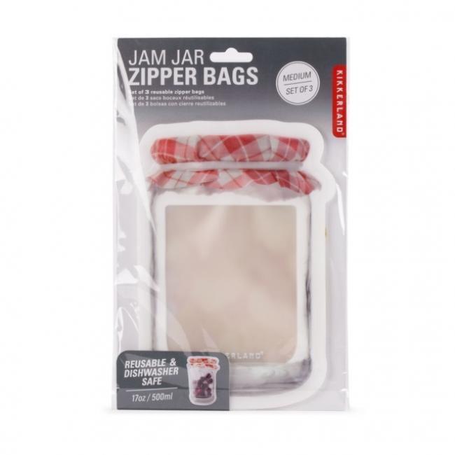 Kikkerland Jam Jar Zip Bag - DNA