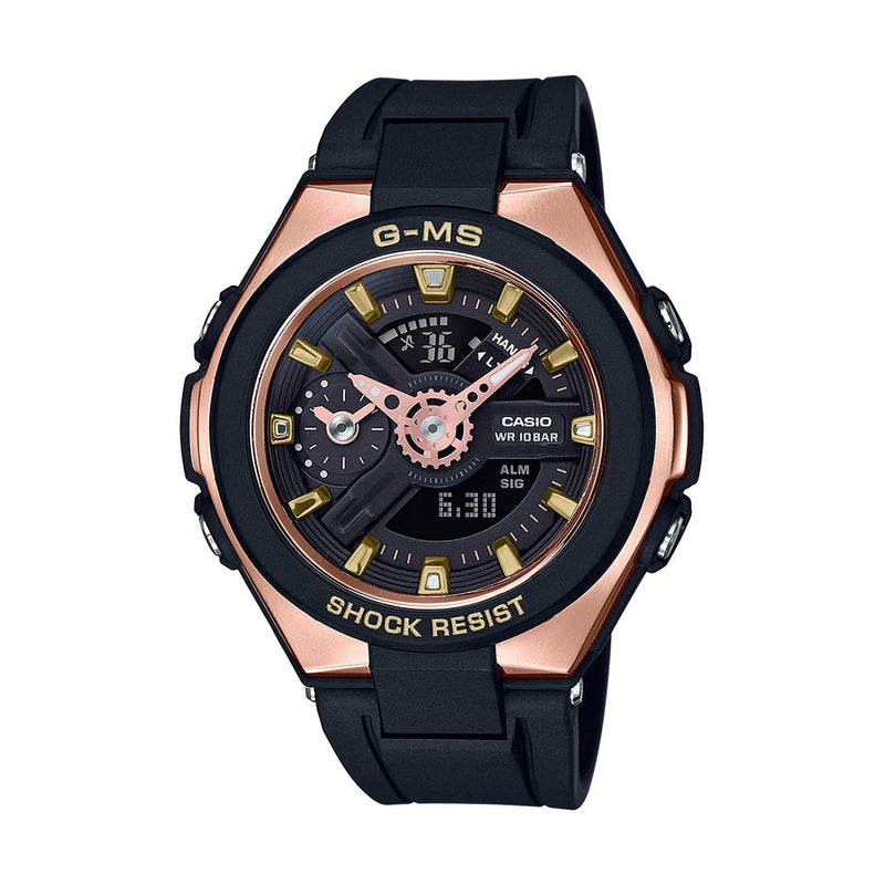 Casio Watch BABY G GMS 400 Black and  Rose Gold