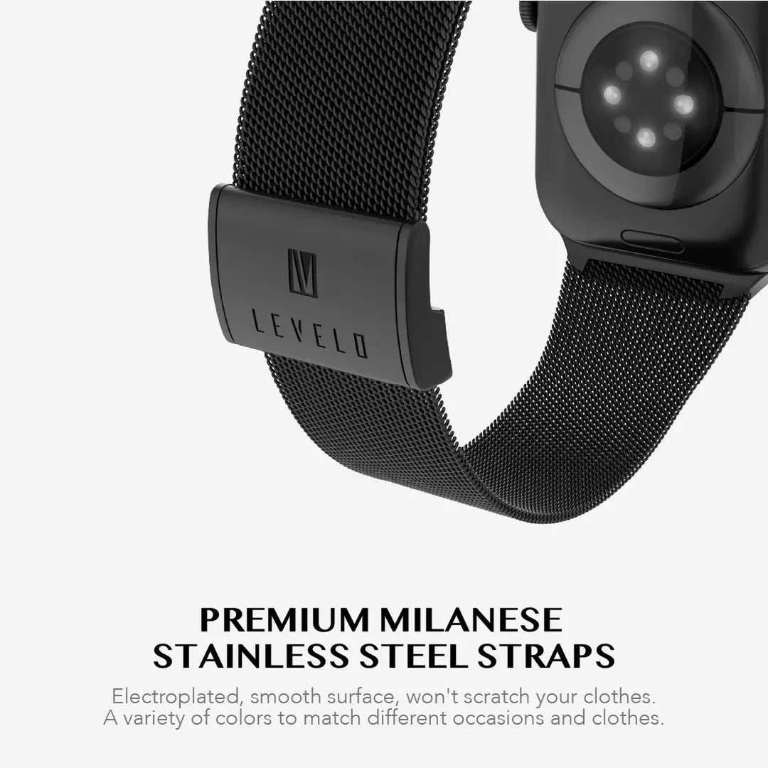 Levelo Double Milanese Strap Apple Watch 42/44/45mm