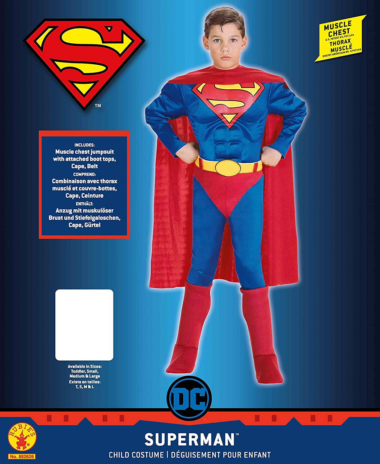 Rubies: Superman M/C - Childrens - L