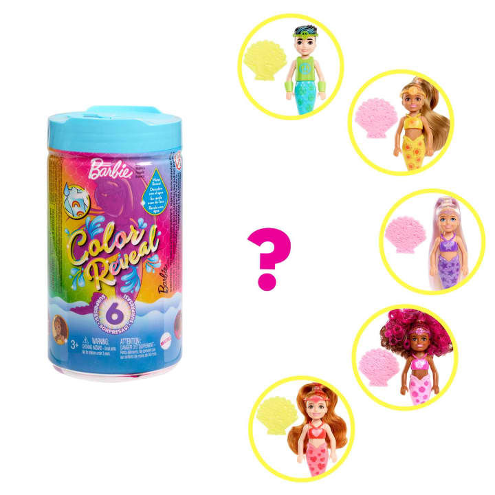 Barbie Chelsea Color Reveal Mermaid 