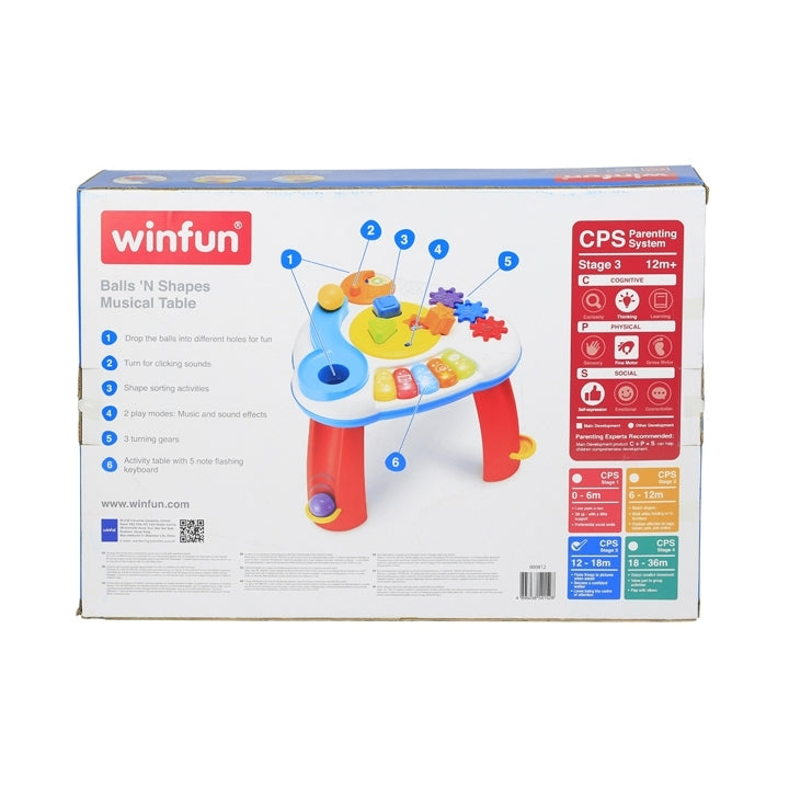 Winfun: Balls 'N Shapes Musical Table