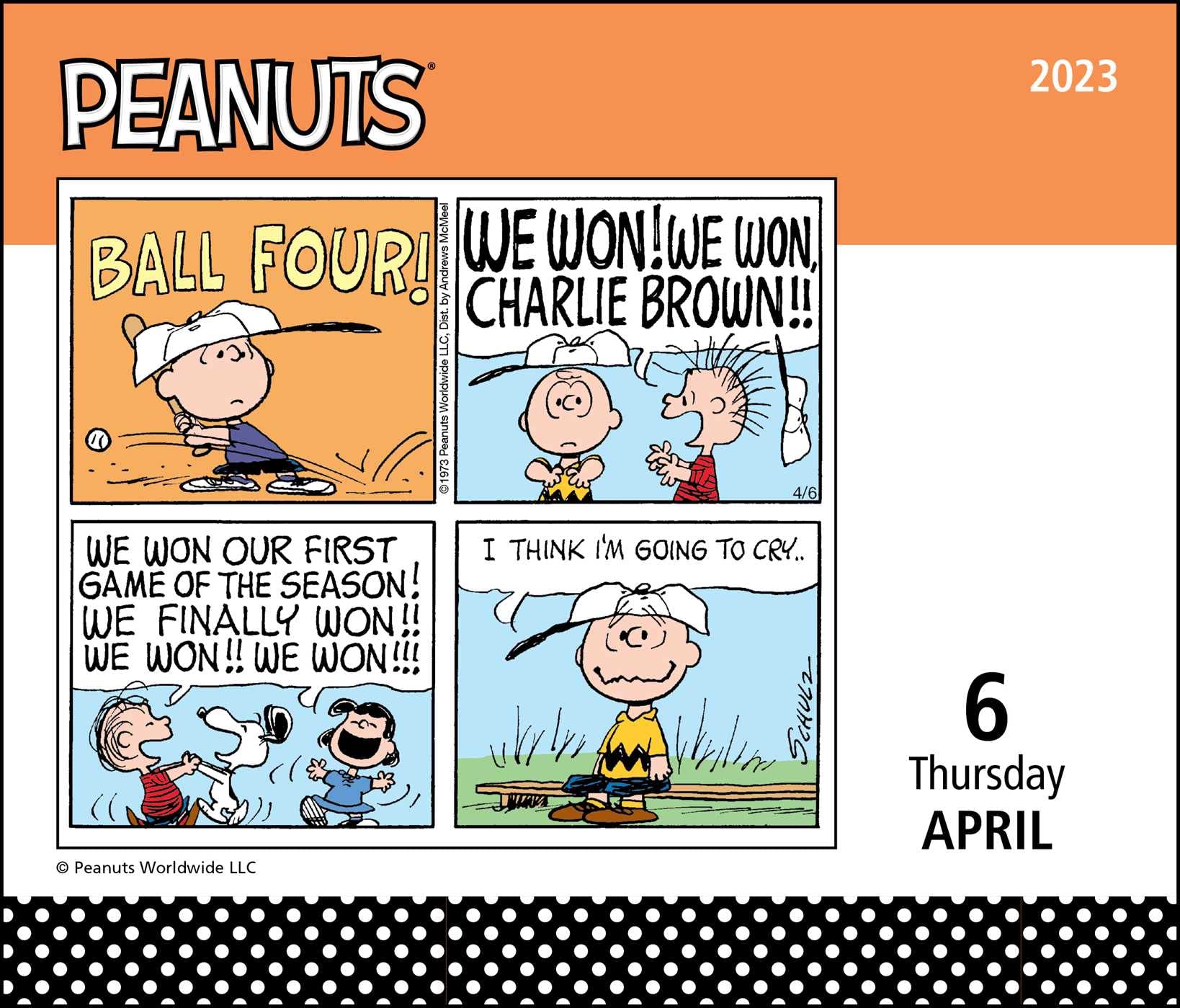 Peanuts 2023 Day-to-Day Calendar