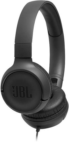 JBL TUNE 500 Wired On-ear headphones Black