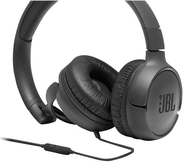JBL TUNE 500 Wired On-ear headphones Black