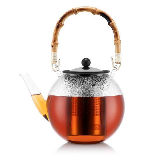 Bodum ASSAM Tea Press with s/s filter and
bamboo handle, 1.5 l, Bamboo