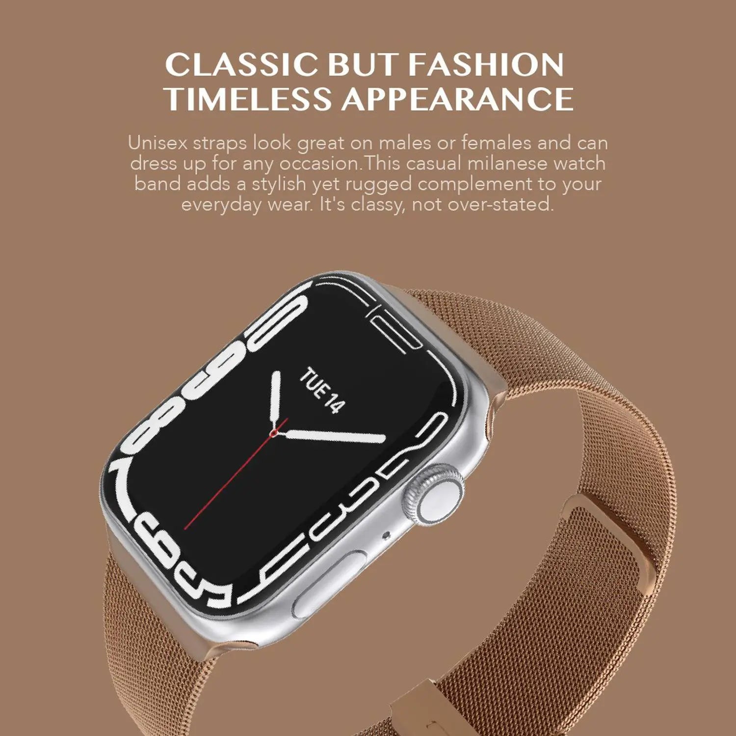 Levelo Double Milanese Strap Apple Watch 42/44/45mm