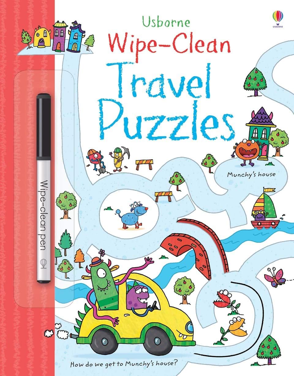 Wipe Clean Travel Puzzles