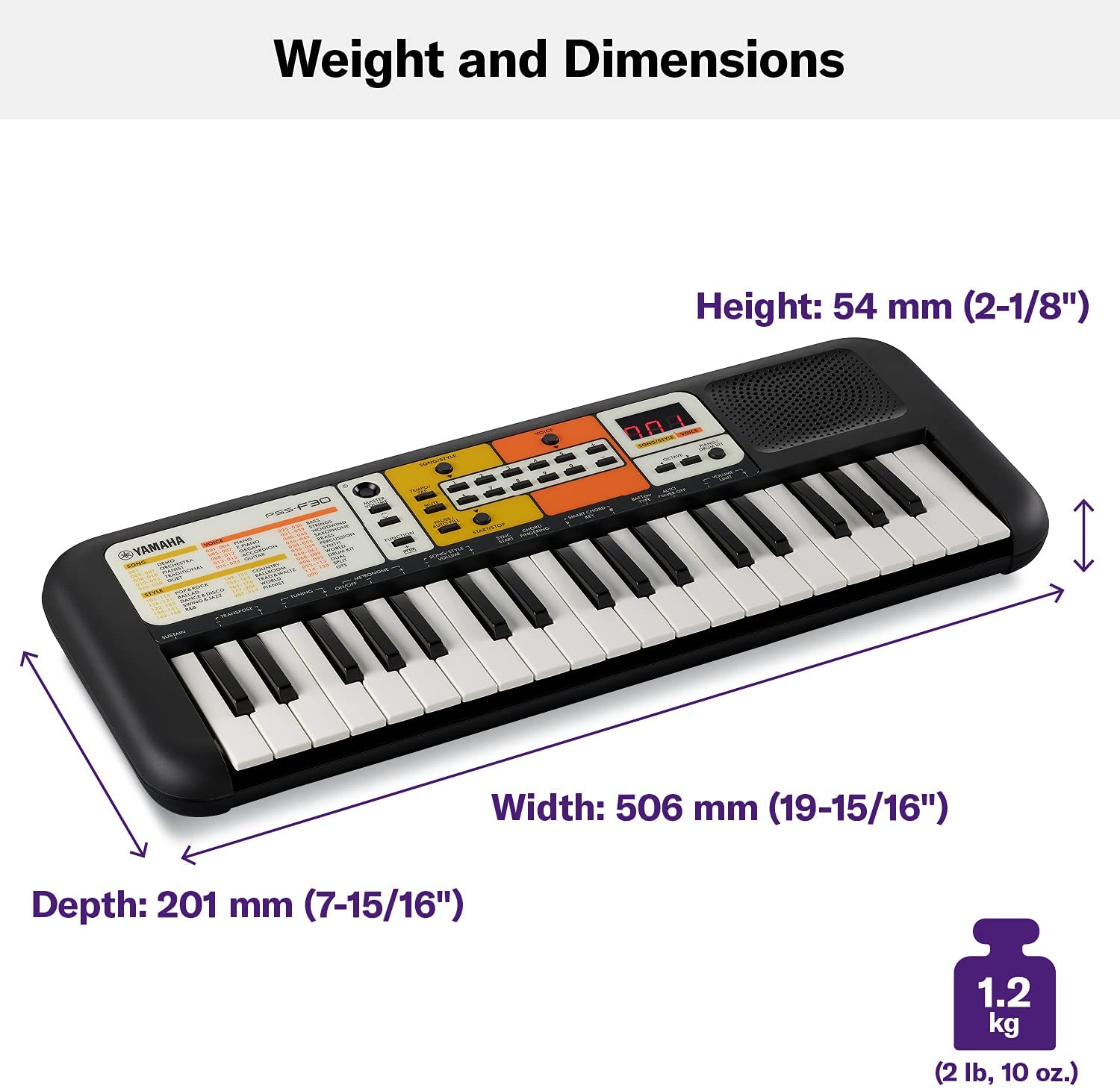 Yamaha PSS-F30 Mini-Key Keyboard