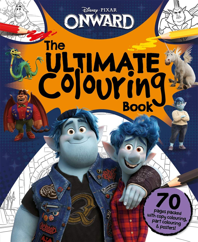Disney Pixar Onward The Ultimate Colouring Book