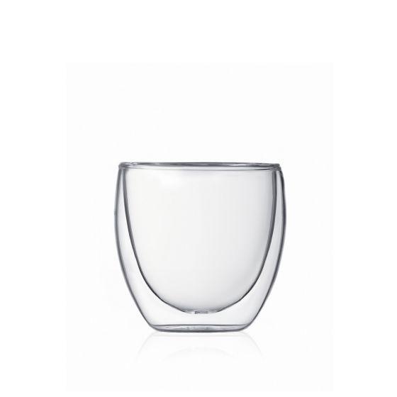 Bodum PAVINA 2 pcs glass, double wall, extra
small, 0.08 l, 2.5 oz