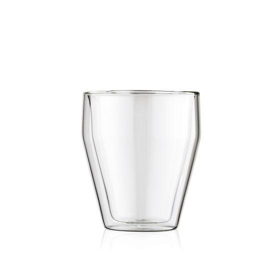 Bodum TITLIS 2 pcs glass, double wall, small,0.25 l, 8 oz, stackable