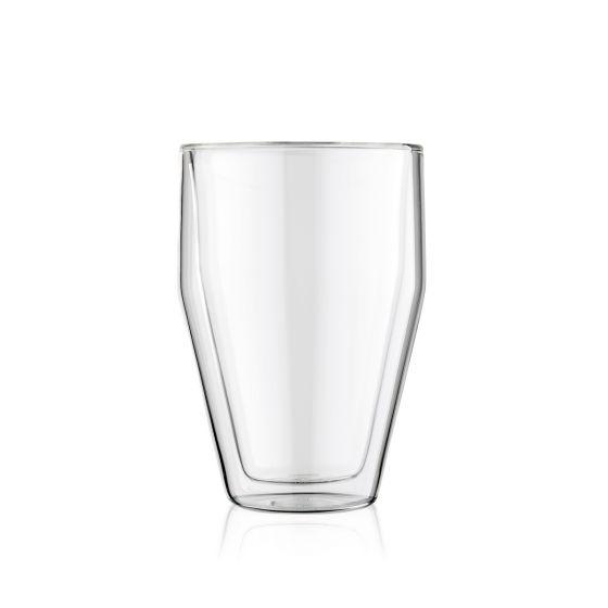Bodum TITLIS 2 pcs glass, double wall, medium,0.35 l, 12 oz, stackable