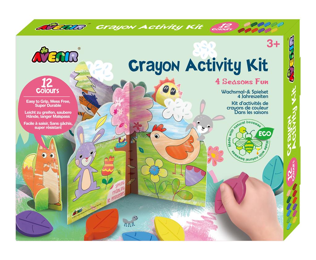 Avenir Crayon Activity Kit 4 Seasons Fun
