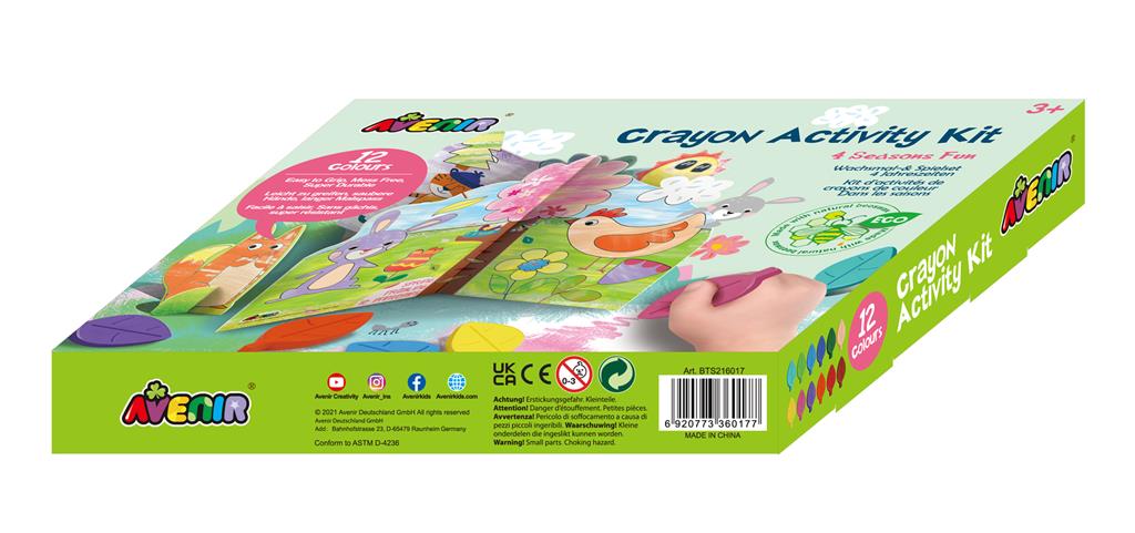 Avenir Crayon Activity Kit 4 Seasons Fun
