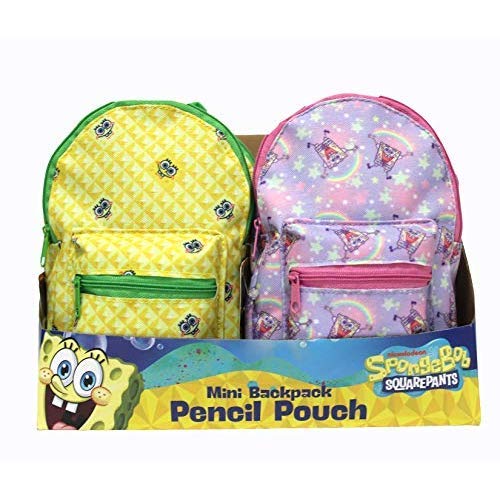 Inkology Spongebob Back Pack Pouch - Assorted