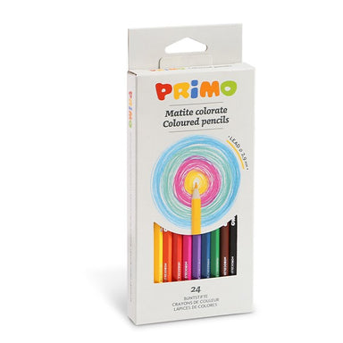 Primo Colored Hexagonal Pencils Carton Box, 24 Colors - DNA