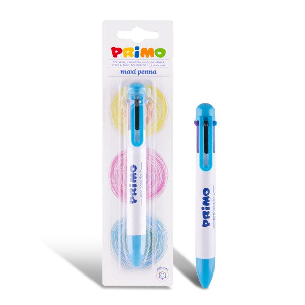 Primo 6 Colours Ball Point Pen - DNA