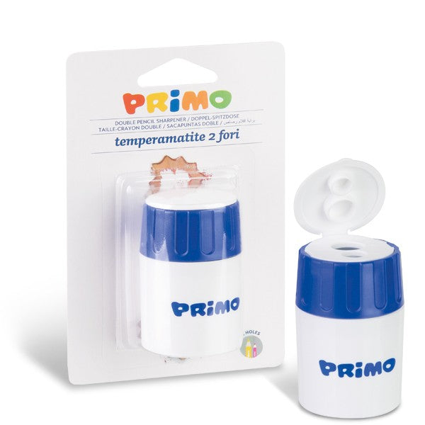 Primo Double Pencil Sharpener With Container - DNA