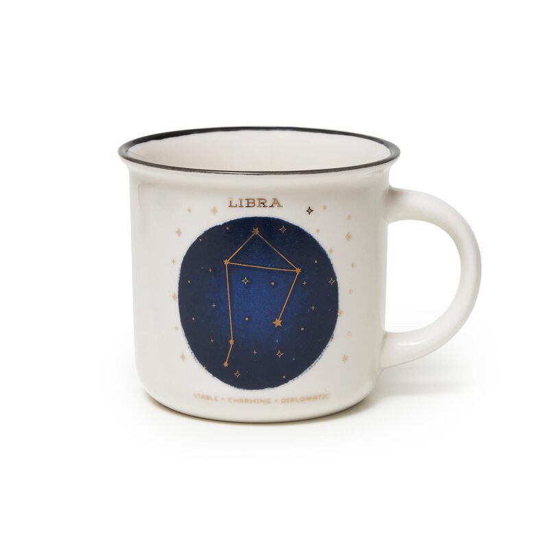 Legami Count Your Lucky Stars Porcelain Mug, Libra