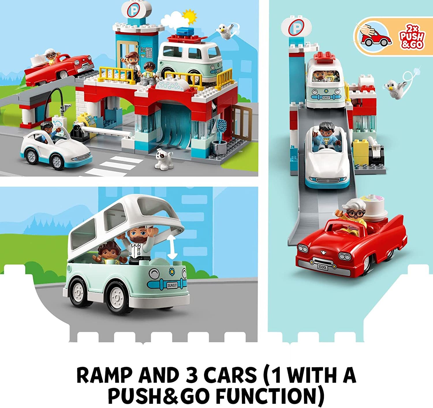 Lego Duplo - Parking Garage And Car Wash