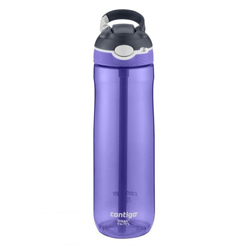  Contigo Ashland Chill Autospout Water Bottle with Flip Straw,  Stainless Steel Thermal Drinking Bottle,Leakproof,Grey, BLue, 590 ml :  Sports & Outdoors