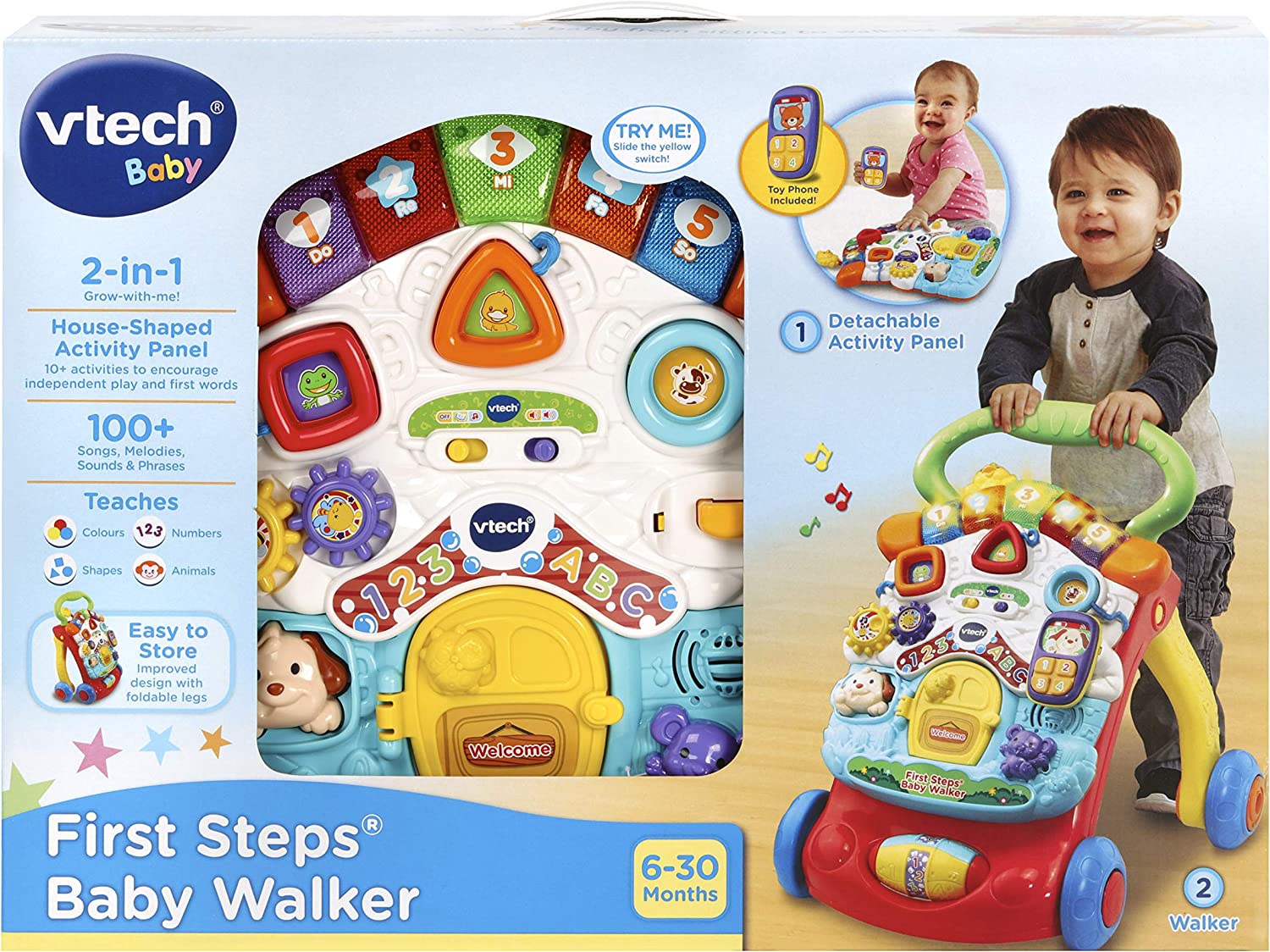 Vtech First Steps Baby Walker - Blue