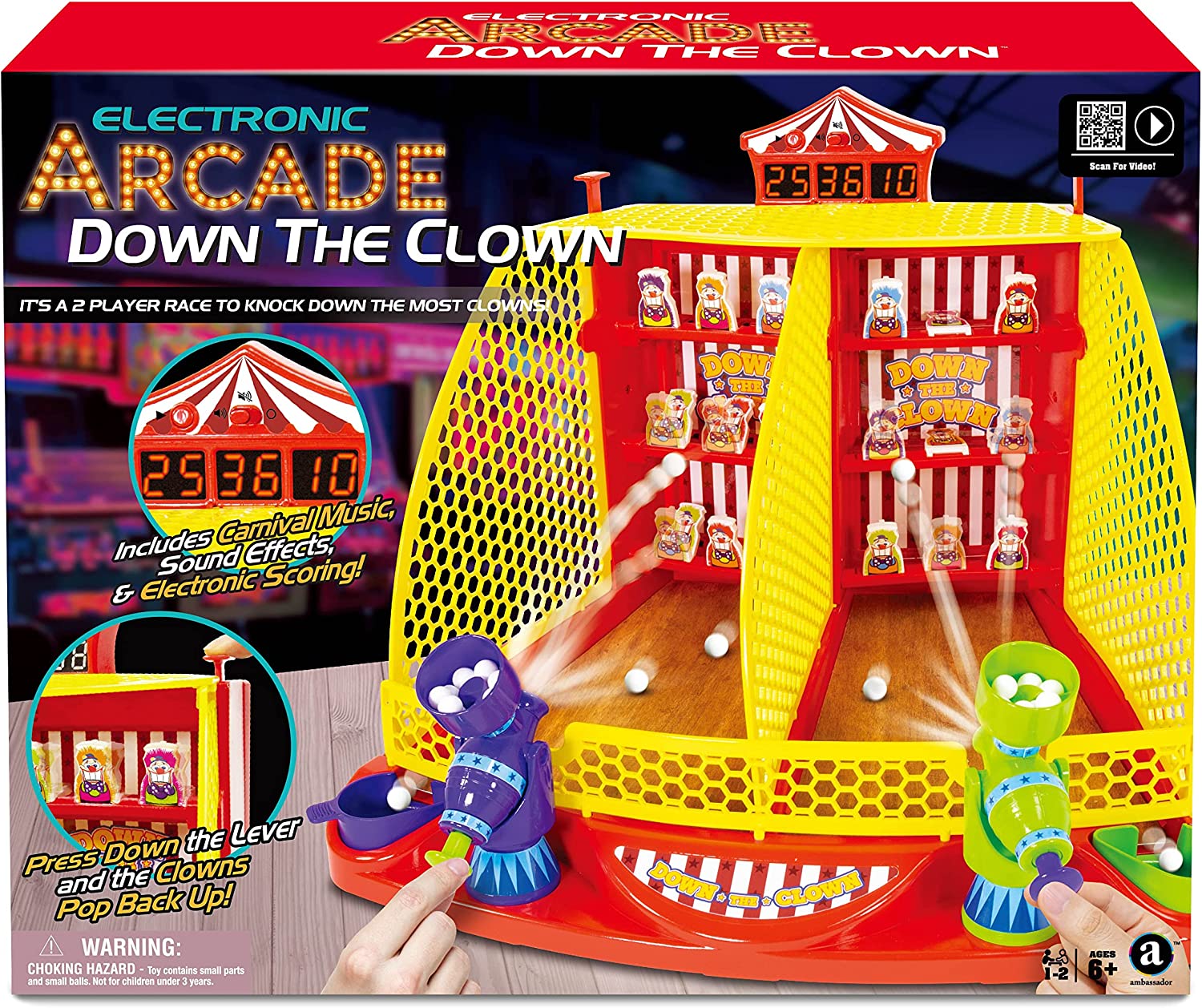 Brand Ambassador - Electronic Arcade Down The Clown