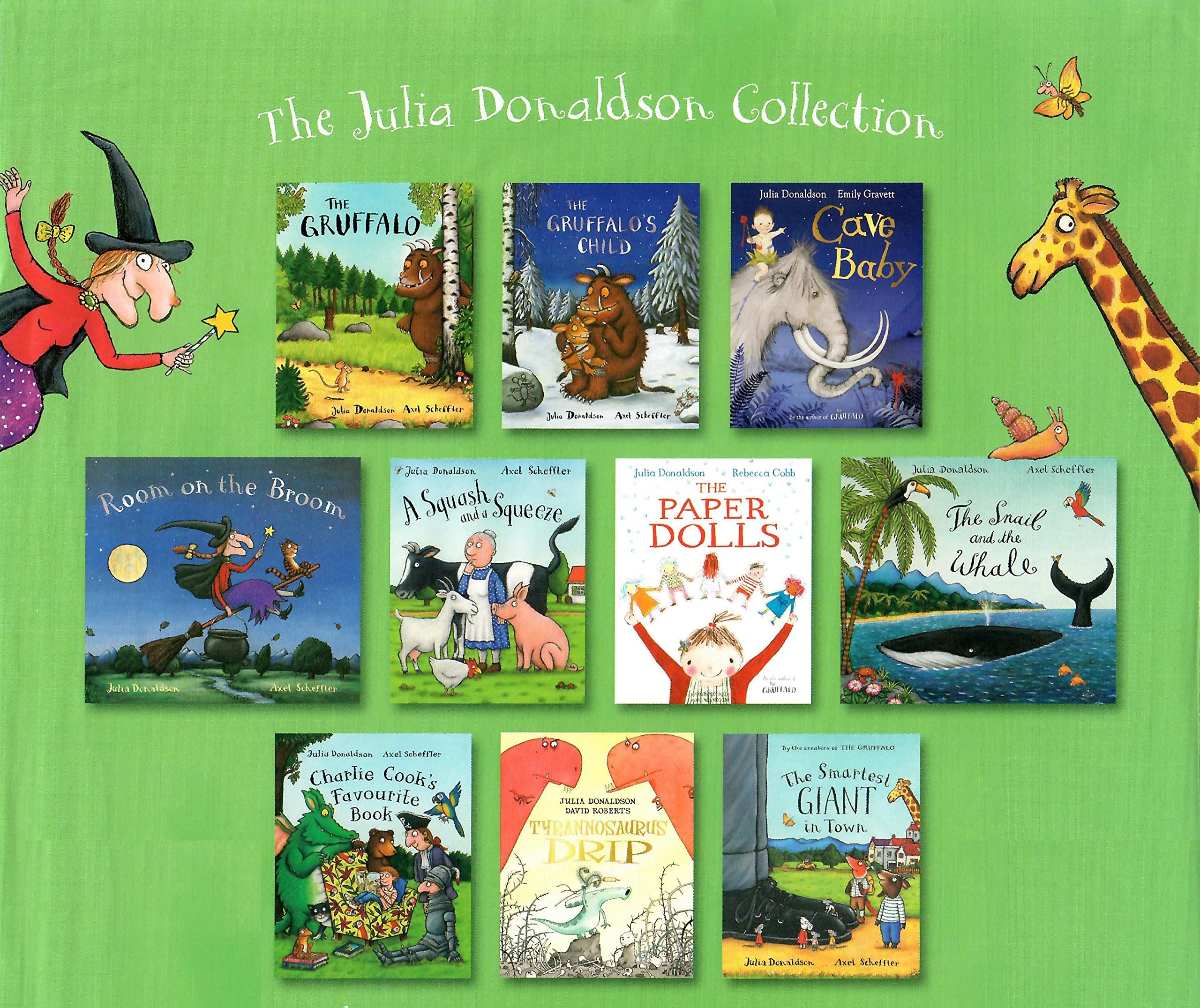 Julia Donaldson X 10 Book Set Collection Pack