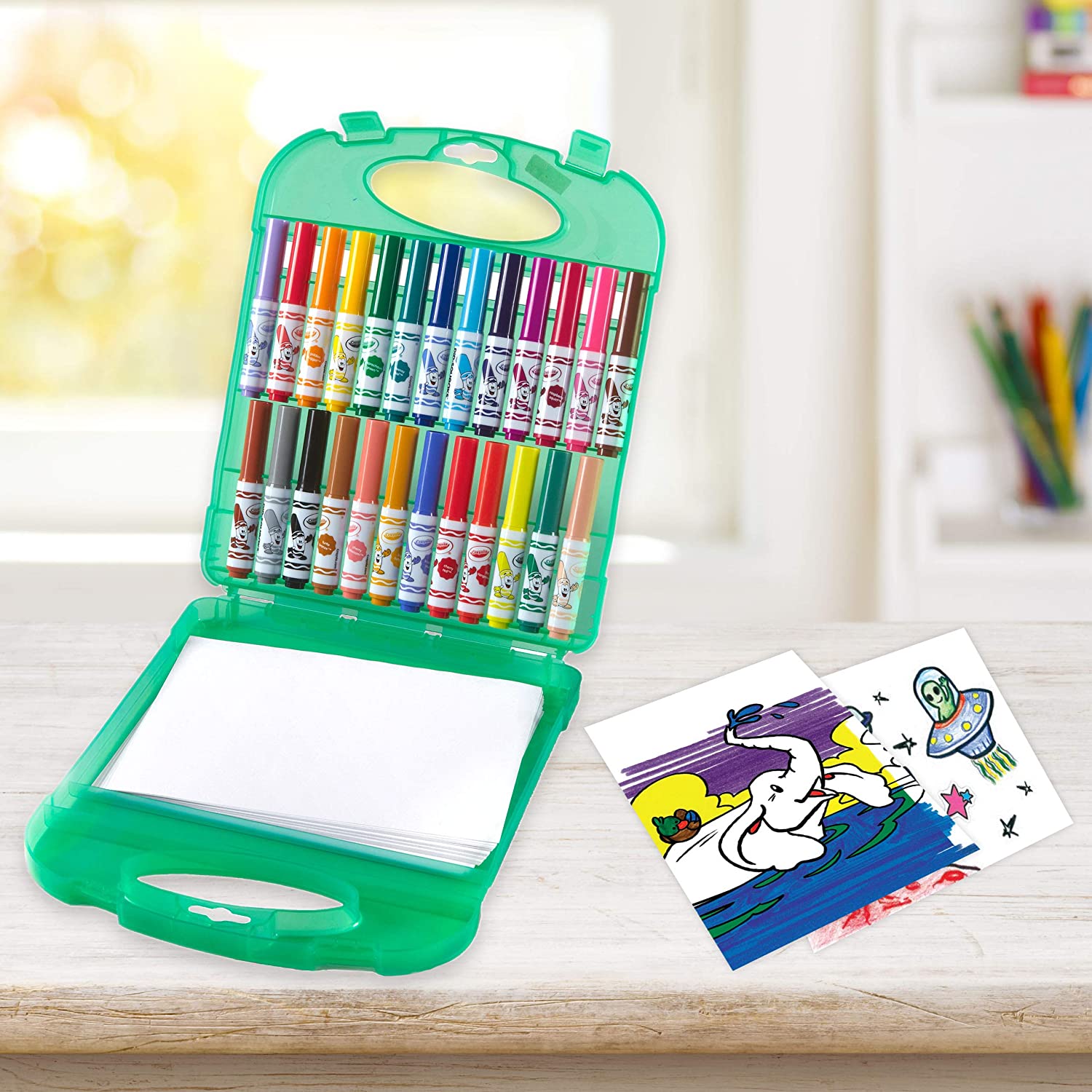 Crayola Create & Color Mini Washable Markers And Paper