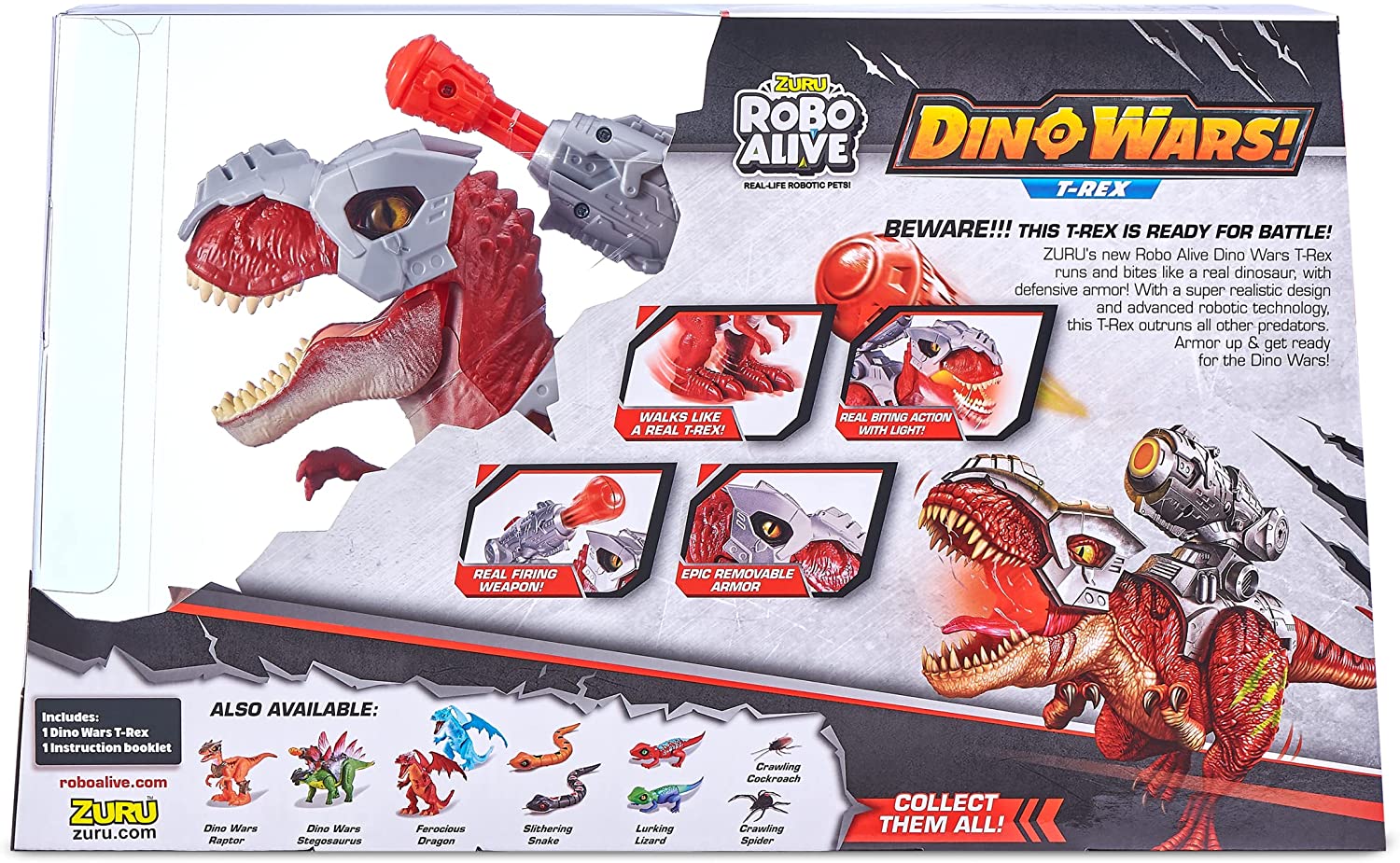 Zuru Robo Alive-Dino Wars-Series 1 T-Rex