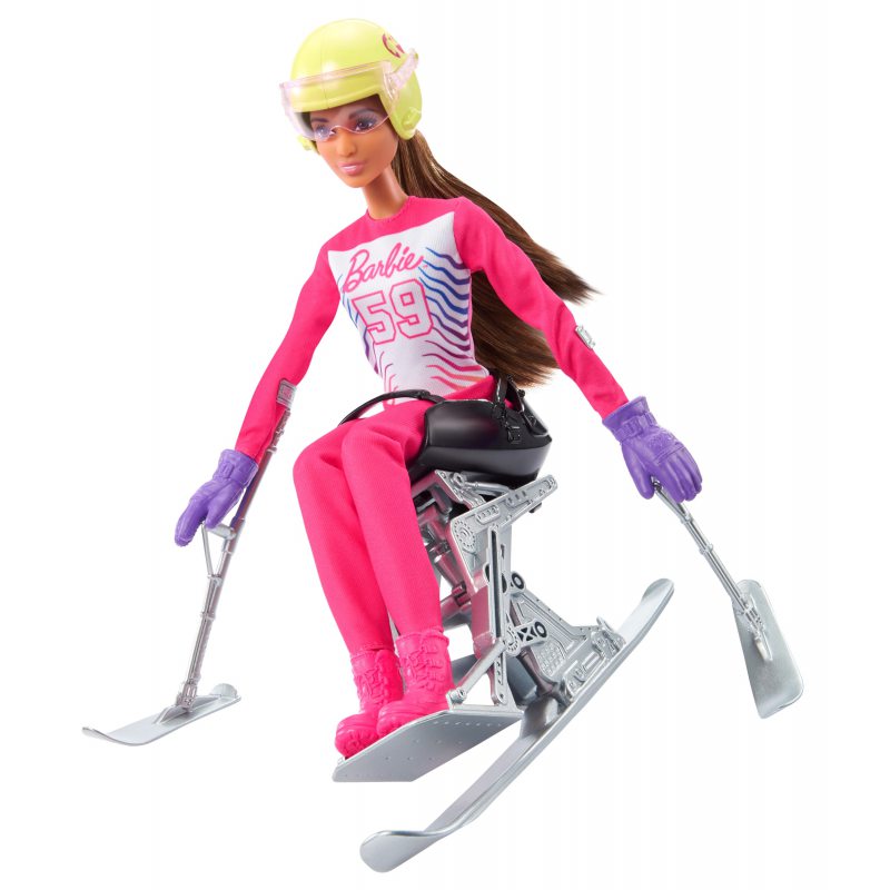 Barbie You Can Be Anything Para Alpine Skier Doll 