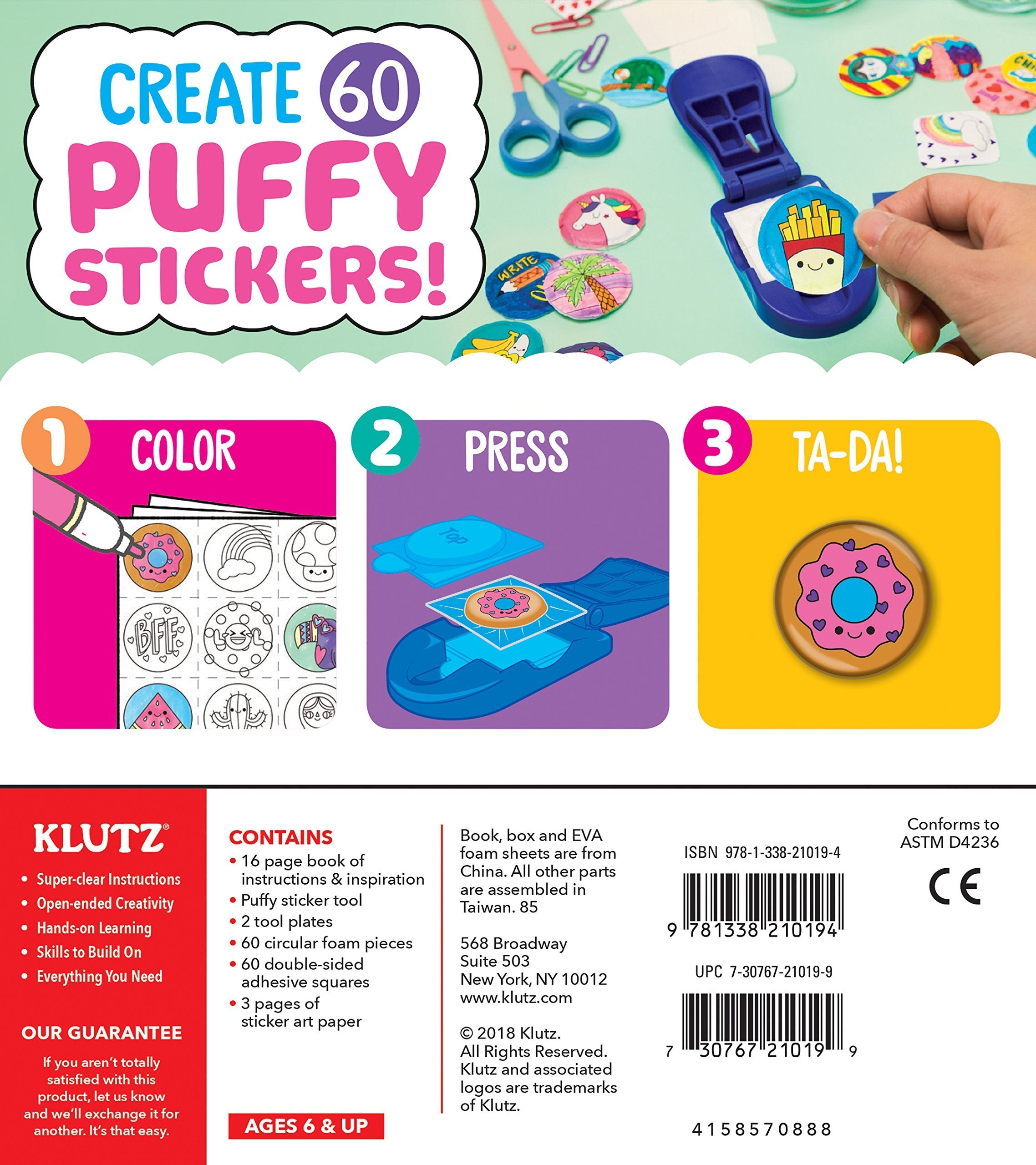 Klutz- Make Your Own Puffy Stickers