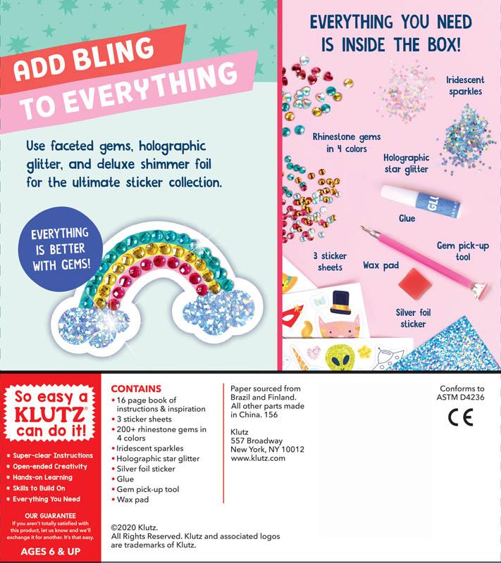 Klutz- Make Your Own Gem Stickers - DNA