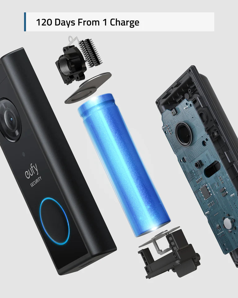 Eufy Video Doorbell 1080p (Battery-Powered) Black — DNA