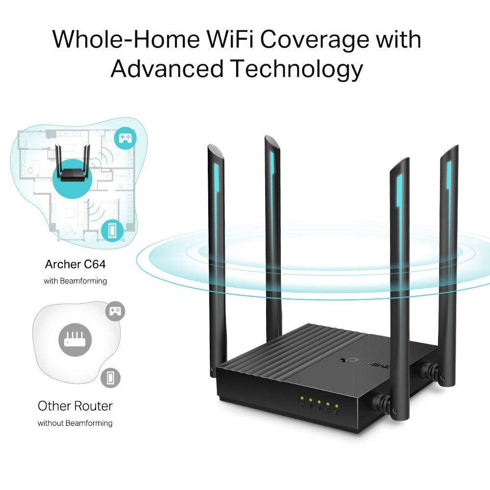 TP-LINK AC1200 Wireless MU-MIMO WiFi Router