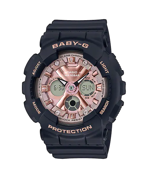 Casio Watch BABY G 130 Black Pink