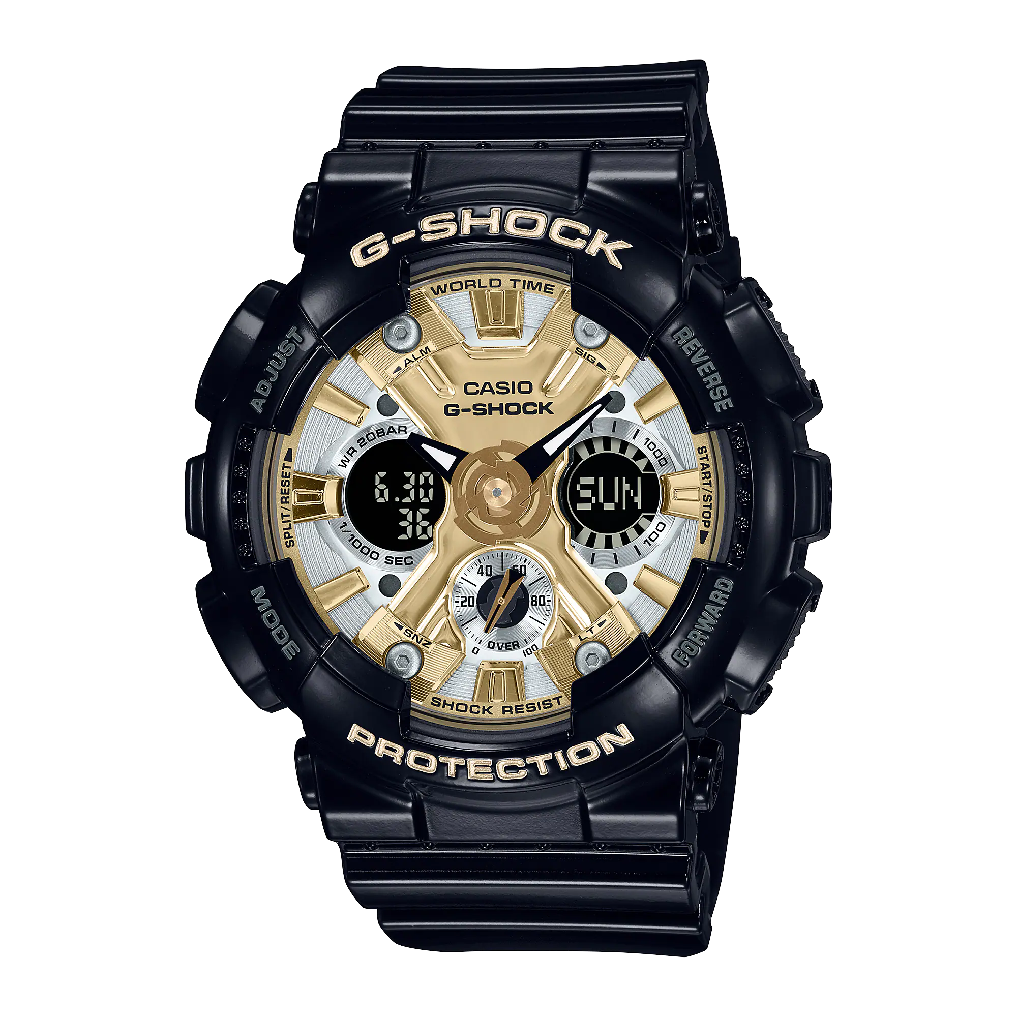 Casio Watch G-SHOCK S210GB Black & Gold