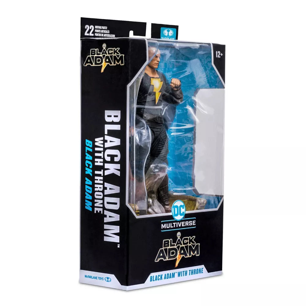 DC Black Adam 7In Figure With Throne
