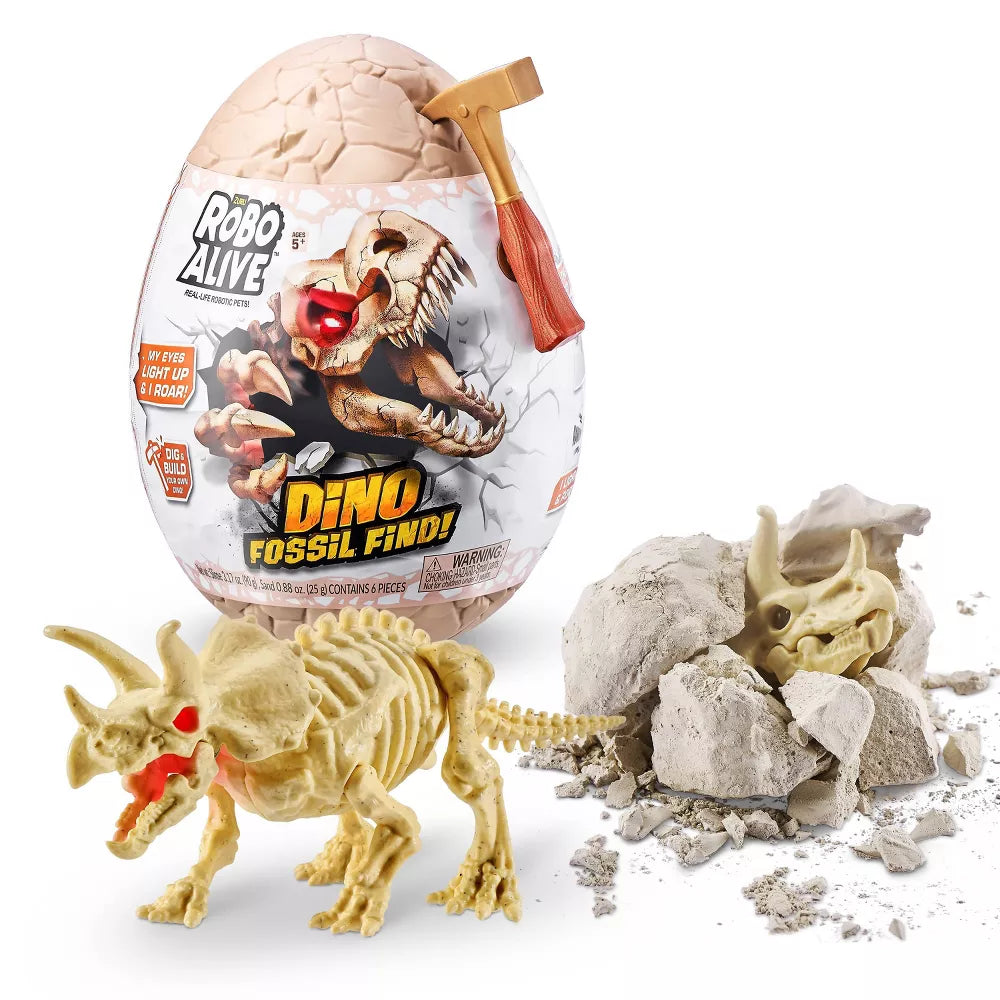 Robo Alive Dino Fossil Find Surprise Egg