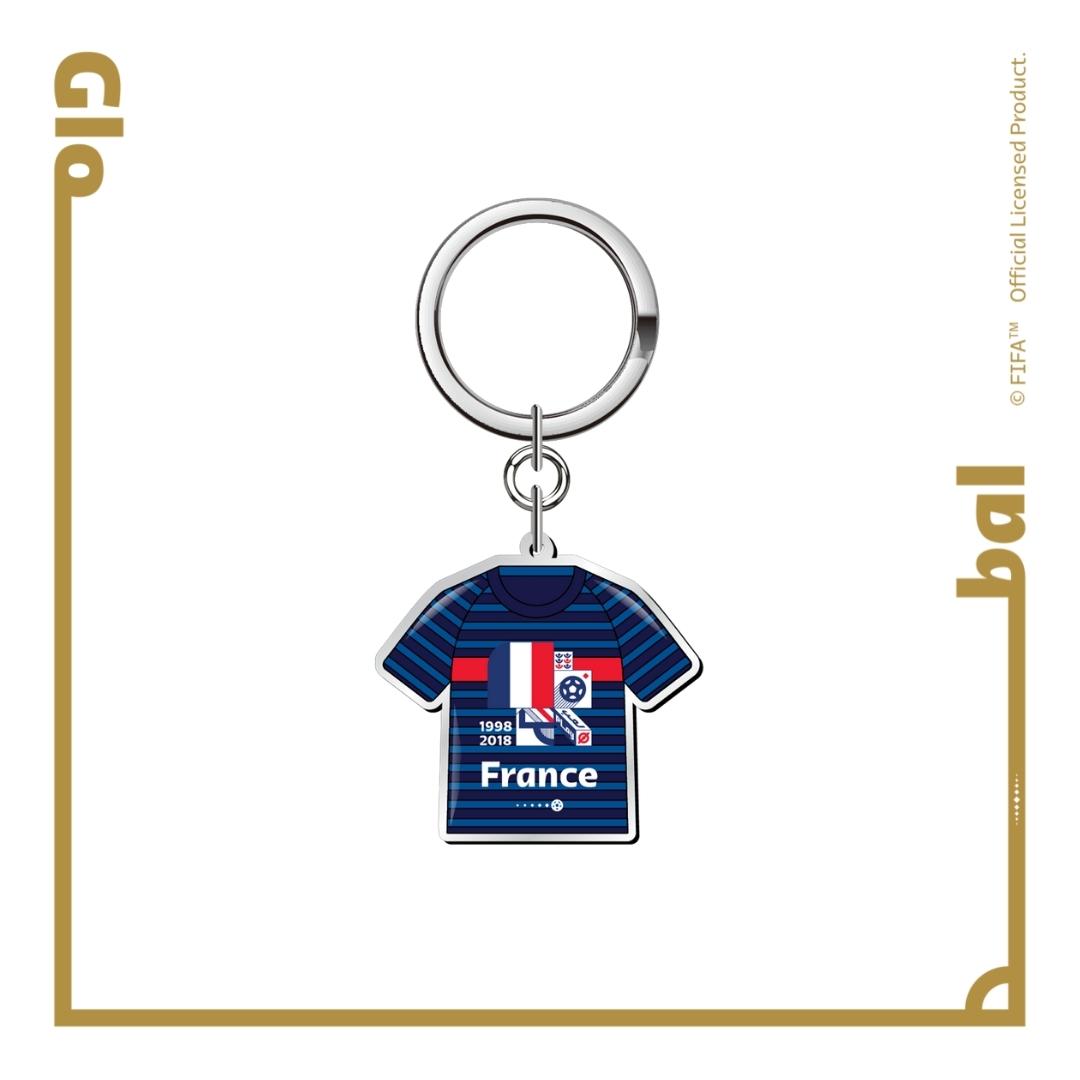 World Cup - National Keychain - France