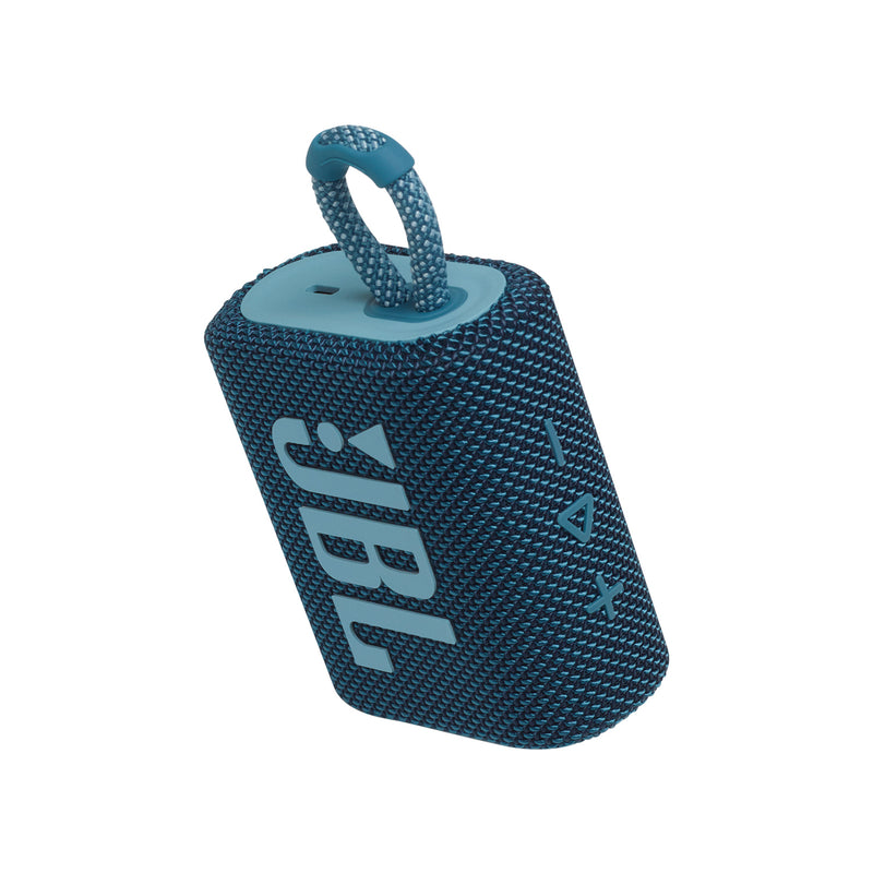 JBL Go 3 Portable Waterproof Wireless IP67 Dustproof Outdoor Bluetooth  Speaker (White) 