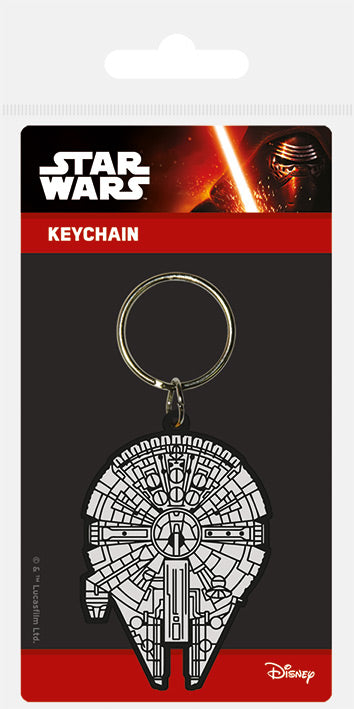 Pyramid Star Wars (Millennium Falcon) Rubber Keychain