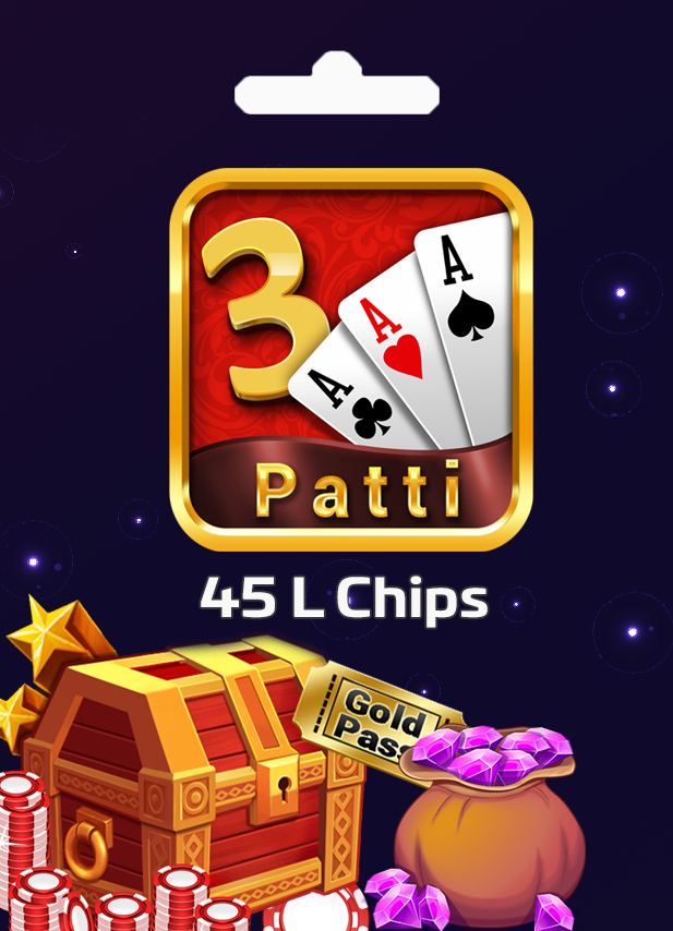 Teen Patti Gold-45 L Chips (INT)