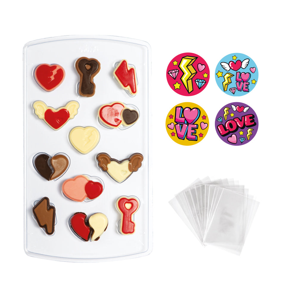 Decora Hearts Thermoformed Mould Set 15 * 26 Cm